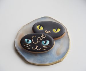 猫のアイシングクッキー - Kaleidoscope